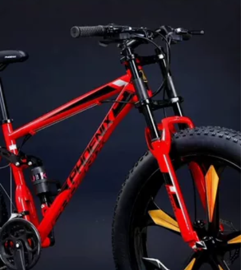 【凤凰山地自行车 成人越野车沙滩雪地车4....