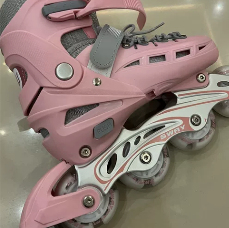 清仓斯威全新儿童轮滑鞋初学者专业轮滑鞋可调...