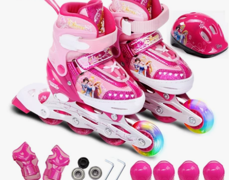 ?蓝色，，蓝色……～disney迪士尼轮滑...