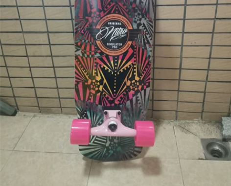 陆地冲浪板巴西进口板画 七层加拿大枫木燕尾...