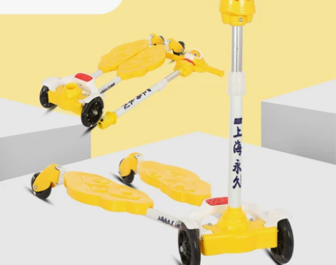 永久滑板车3儿童2-6-8岁剪刀蛙式男女孩...