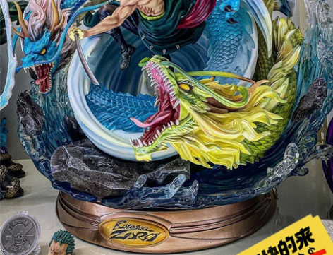 必出图中款【海贼王超大手办】火拳路飞艾斯索...