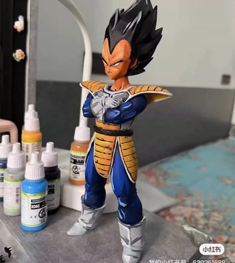 七龙珠贝吉塔手绘 珍品 可小刀 感兴趣的话...