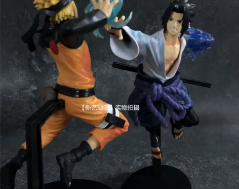 火影忍者手办模型玩具九尾鸣人火焰水门斑佐助...