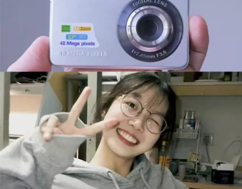 出闲置CCD数码相机 复古小型学生相机 家...