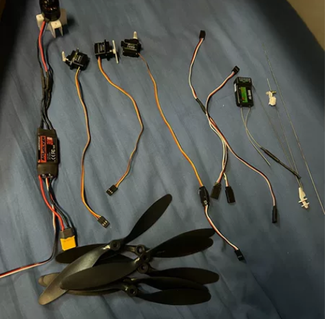 固定翼电装套件电机电调 舵机 舵机延长线 ...