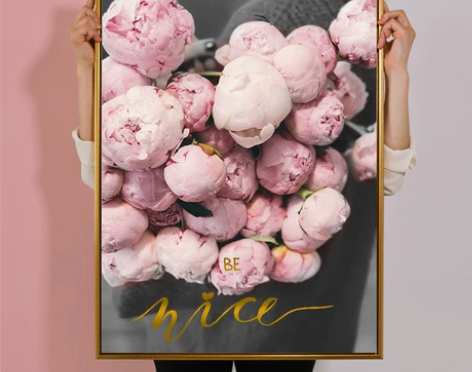 北欧风格ins租房改造 房间装饰画网红壁画...