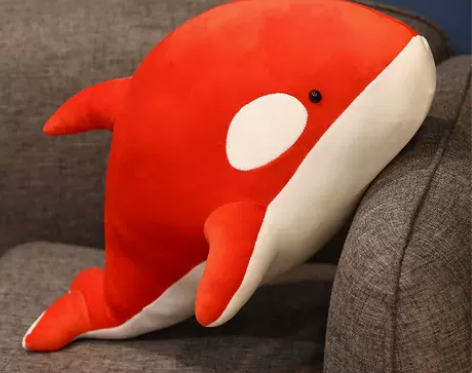 游戏周边明日方舟周边抱枕斯卡蒂红色虎鲸抱枕...