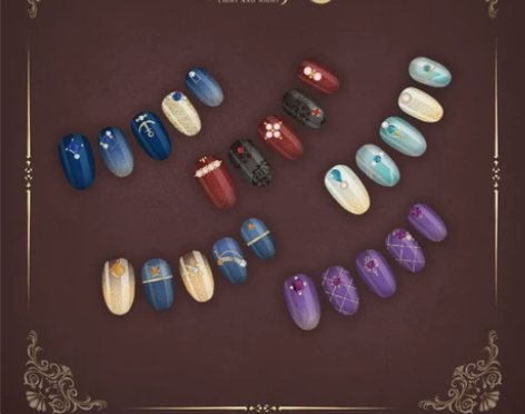 全新光与夜之恋   欲海狂澜系列美甲贴 查...