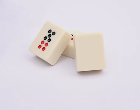 乳白牌九象牙黄色米白小天九顶牛骨牌亚克力桔...