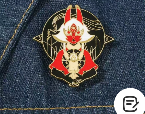 【光遇】Sky光遇红狐狸/龙骨/卡卡/白鸟同人周边金属徽章，...