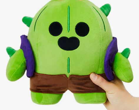 荒野乱斗周边 荒野周边卡通乱斗斯派克玩偶毛...