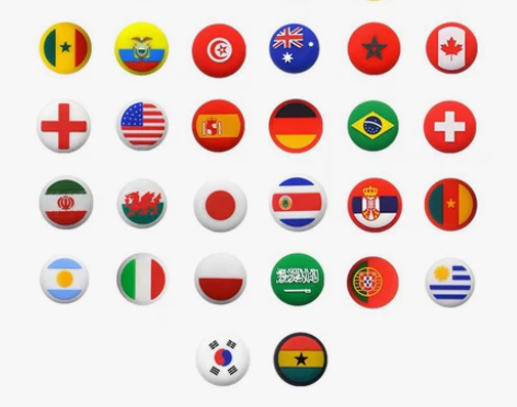 世界杯摇杆帽系列，2022年32强系列以及...