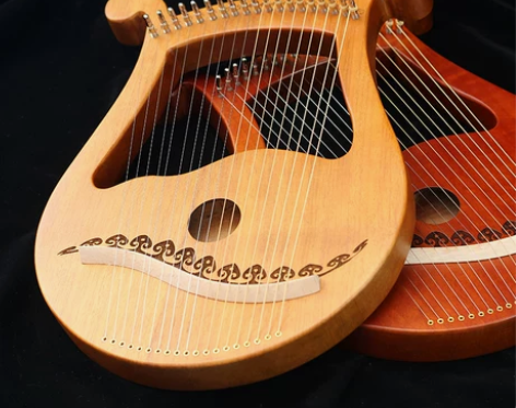 莱雅琴小竖琴16弦19音箜篌小众乐器初学者...