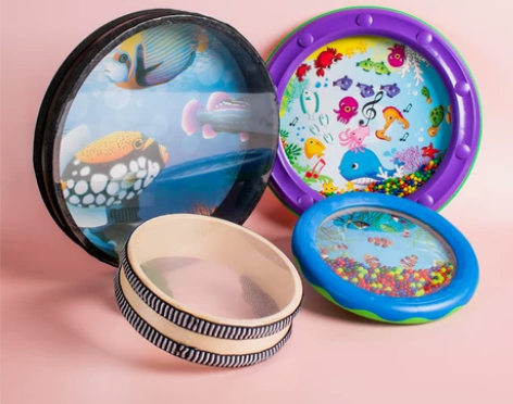 奥尔夫打击乐器海洋鼓专业木制海浪鼓仿声乐器...