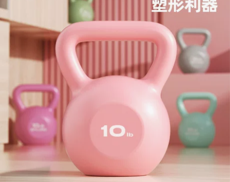 朗威 健身壶铃女性男士家用哑铃竞技浸塑壶