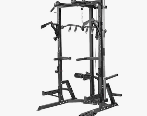 全新多功能高低拉史密斯综合训练器深蹲架一体...