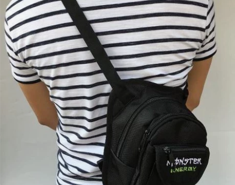 摩托车小腰包男女骑士包多功能骑行腿包挎包背...