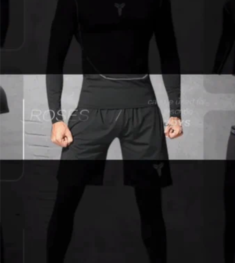 健身服男运动套装紧身衣高弹力速干衣篮球跑步...