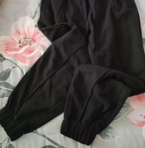 Gap女装春季款运动宽松法式圈织软卫裤81...