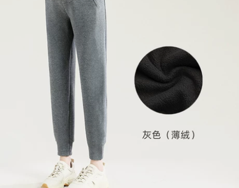 孕妇裤子春秋装外穿卫裤女休闲小个子秋冬加绒...