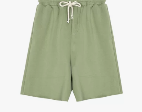 LI GHT卷边休闲短裤女宽松夏季薄款新款...