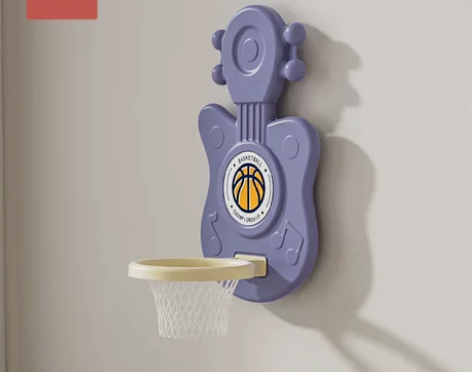 澳乐篮球架儿童室内家用免打孔挂式投篮框球男...