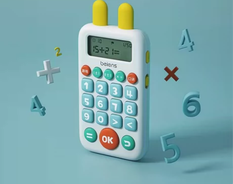 正版贝恩施口算训练机加减乘除计算器小学生益...
