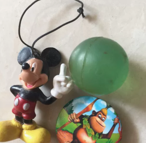 东京迪士尼玩具总动员正品皮克斯弹力球陶瓷摆...