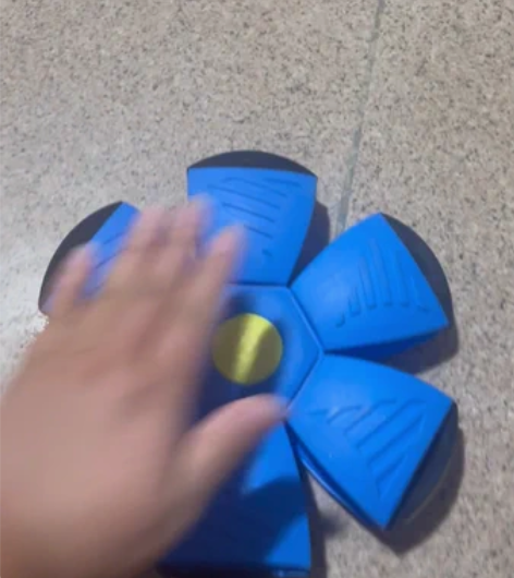 抖音弹力踩踩球魔幻飞碟球脚踩变形球益智运动...