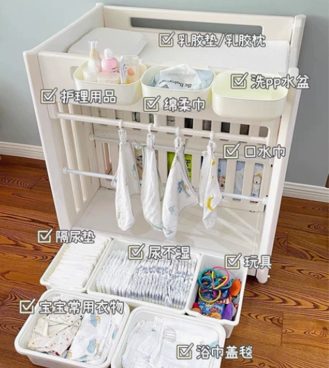 全新贝易尿布台收纳盒 【售后无忧】全新正品...