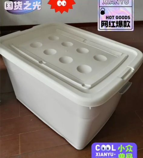 佳帮手加厚特大号收纳箱滑轮收纳箱 #收纳箱...