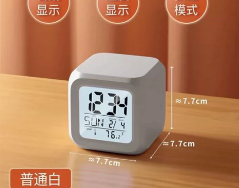 闹钟学生夜光起床神器静音超多功能电子定时器...