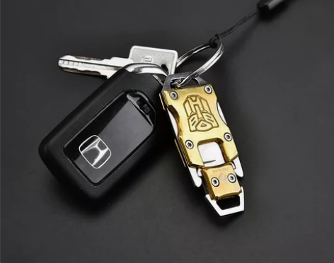 户外EDC钥匙小刀多功能刀具户外女防身武器...