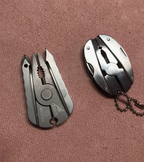 折叠工具钳两把，戈博迷你户外钳组合，两把组...