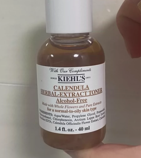 全新科颜氏金盏花水40ml+30ml洁面+...