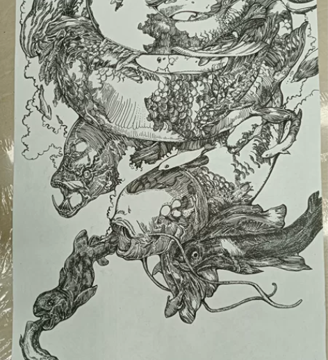 【代画】定制创意手绘，各种主题手抄报，黑白...