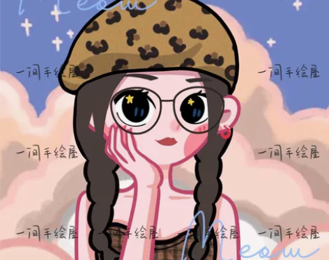 手绘头像q版约稿,照片转手绘 手绘头像q版...