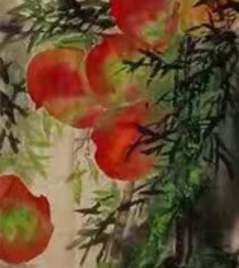 陈英宗老师的作品。尺寸180*46Cm 作...