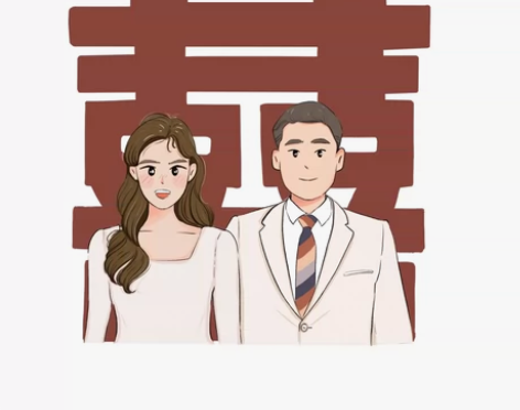 结婚照手绘,有意可拍,价格可谈,做头像,做...