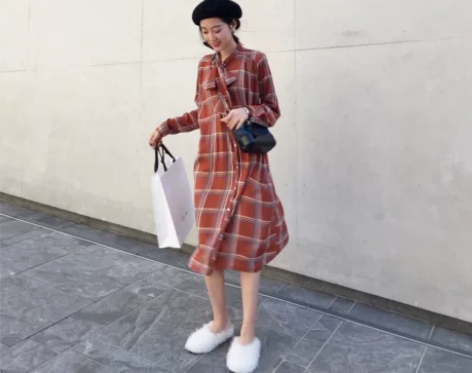 小番茄定制 娇俏乖巧 法式复古绑带雪纺连衣...