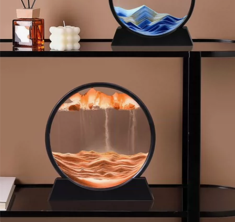 【闲置低价出】创意立体流沙画摆件 处理家中...