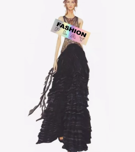 代画手绘服装A4效果图定制150/张，可发...