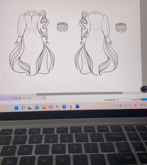 服装款式图 灵感版 厚涂 平涂 插画等等都...