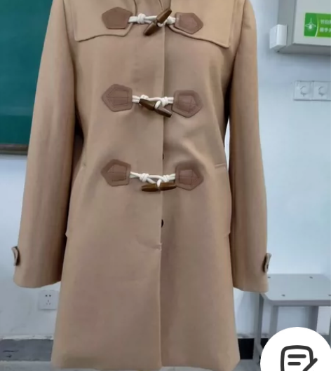 服装设计专业工艺女装课作业女式连帽女大衣全...