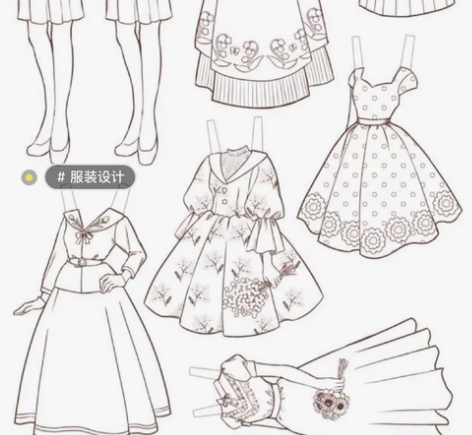 【正常接稿中】2-3天出图 约稿内容：服装...