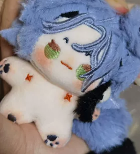 出 蓝莓糖 Hex 10cm海星体 棉花娃...