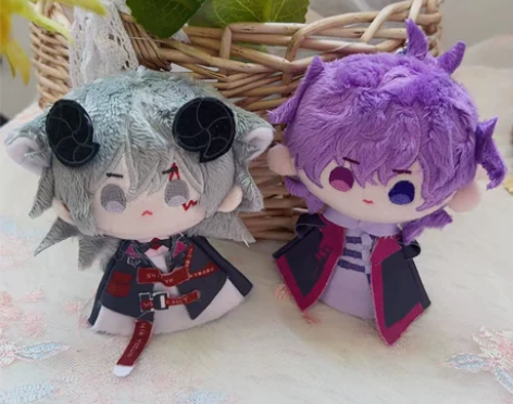 彩虹社noctyx周边Uki毛绒团子钥匙扣...