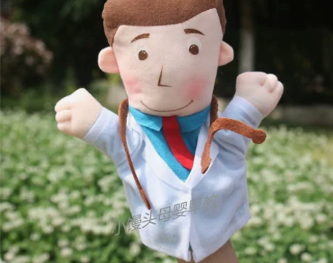 鳄鱼拔牙故事手偶嘴巴能动游戏道具幼儿园舞台...