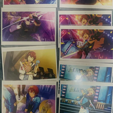 偶像梦幻祭 es明信片 天城一彩 白鸟蓝良...